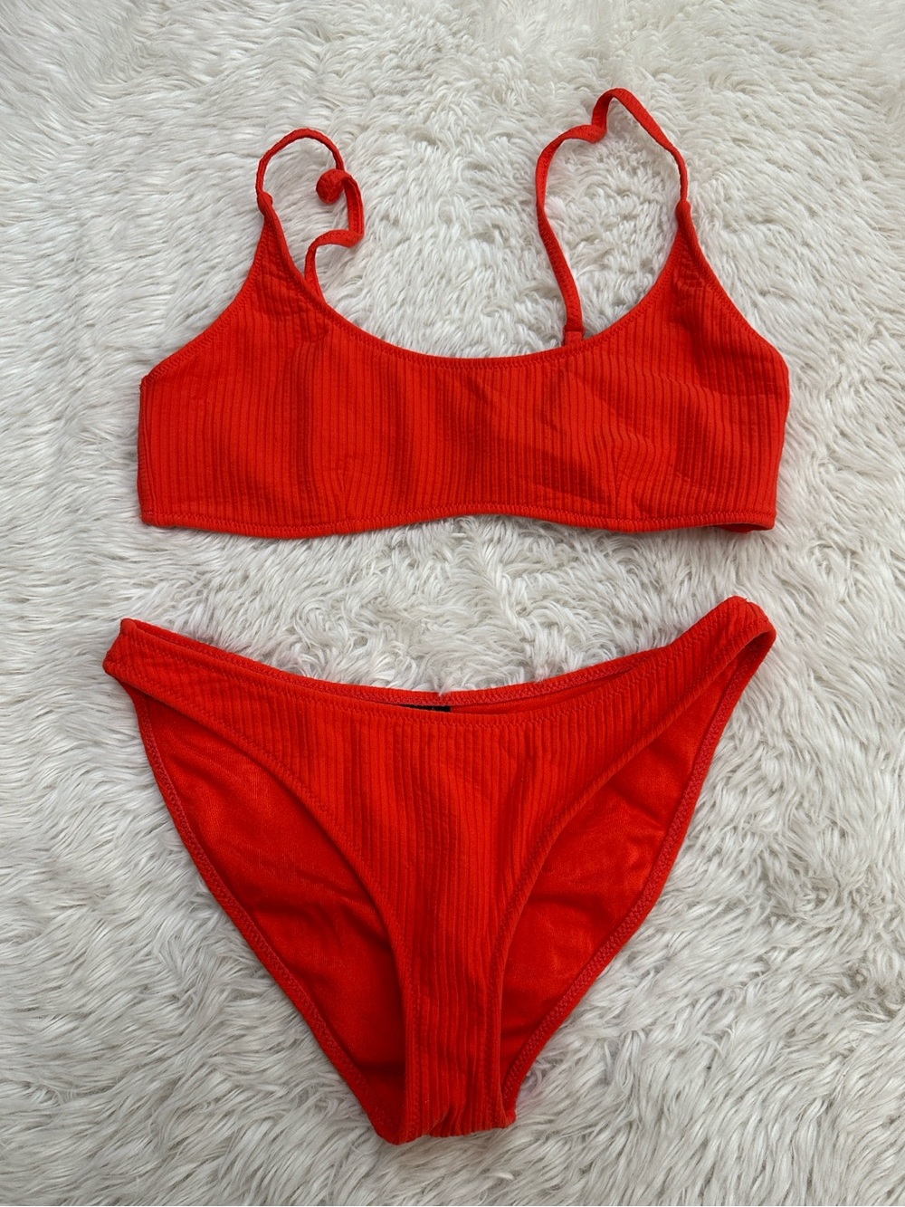 triangl swimwear Ribbed Scoop Bikini Set
